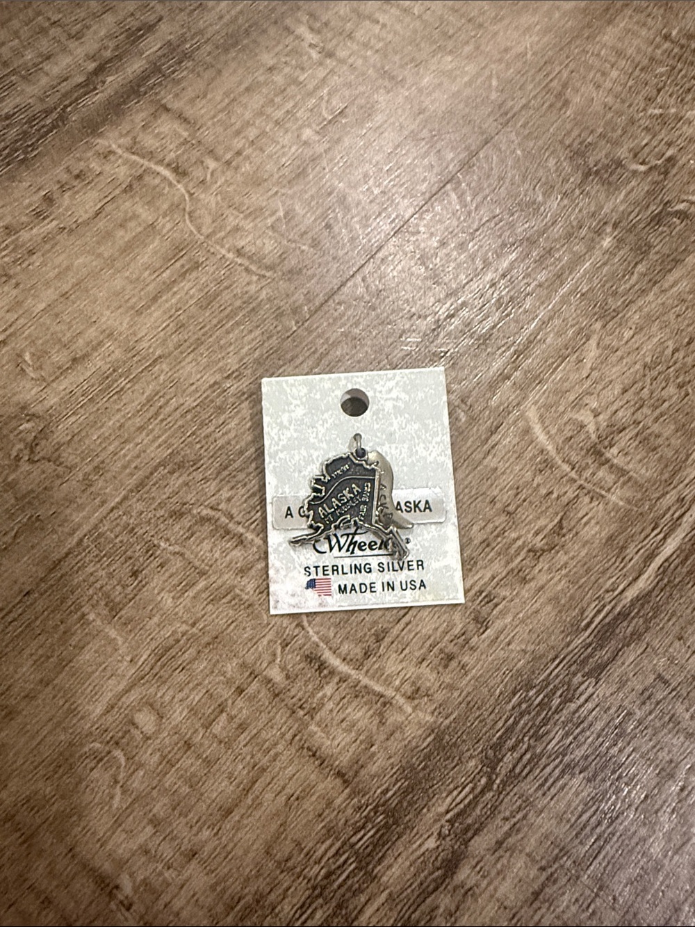 Alaska Sterling Silver Charm by - Silver